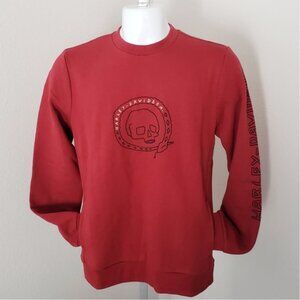 Harley Davidson Motorcycle Serpent Skull Sweater Slim M Medium